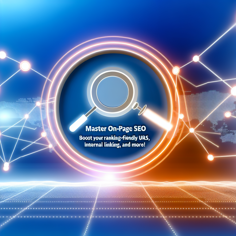 Boost Your SEO: On-Page SEO Optimization Essentials Like SEO-friendly URLs and internal linking