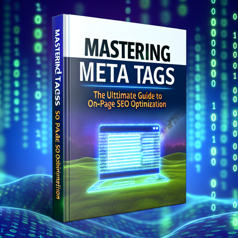 Mastering Meta Tags: The Ultimate Guide to On-Page SEO Optimization 10 Everything You Need to Know About meta tags in On-Page SEO Optimization